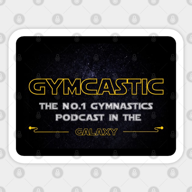 No. 1 Gymnastics Podcast in Galaxy Sticker by GymCastic